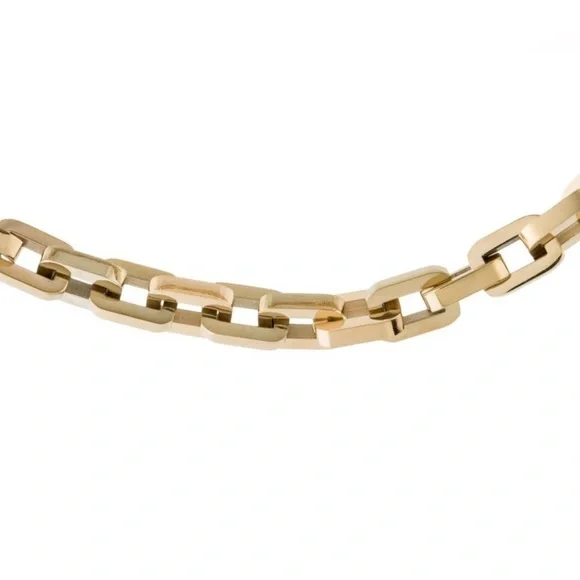 New Eddie Borgo Supra Link Gold Necklace - Picture 4 of 6